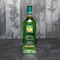 Bottle of Xenta Absenta cocktail on a isolated background Royalty Free Stock Photo