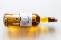 Bottle of 12 years old Glenlivet Scotch whisky Royalty Free Stock Photo