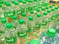 Bottled Drinking Water sold in a Grocery Royalty Free Stock Photo