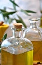 Bottled olive oil Royalty Free Stock Photo