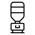 Bottled water cooler icon, outline style Royalty Free Stock Photo