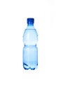 Bottled water isolated over a white background Royalty Free Stock Photo