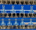 Bottles of Absolut Vodka