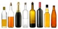 Bottles of alcoholic drinks Royalty Free Stock Photo