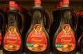 Bottles of Aunt Jemima Syrup Royalty Free Stock Photo