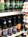 Bottles of Beer and Ping Pong Balls for Sale at a Local Grocery Store