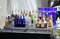 Bottles of Booze, Liquor, Alcohol in a Bar, Tavern Royalty Free Stock Photo