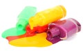 Bottles of colorful nail polish