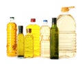 Bottles with different oils