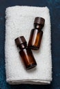 Bottles of essential oil Royalty Free Stock Photo