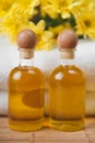 Bottles of Flower Oil