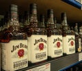 Bottles of Jim Beam Bourbon