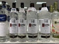 Bottles of Ketel One vodka on the shelves of grocery store - California, USA - January, 2023
