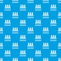 Bottles milk pattern vector seamless blue