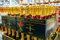 Bottles of Moet Chandon Champagne for sale