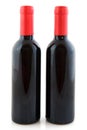 Bottles red wine Royalty Free Stock Photo