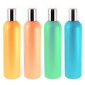 Bottles for shampoos Royalty Free Stock Photo