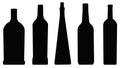 Bottles silhouette