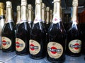 Bottles of sparkling Italian wine Martini Prosecco with apple, pear and floral shades were put up for sale in the Metro AG