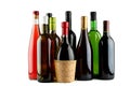 Bottles of wine. Royalty Free Stock Photo