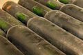 Bottles in wine cellar Royalty Free Stock Photo