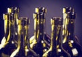 Bottles of wine Royalty Free Stock Photo