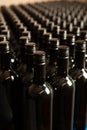 Bottles of wine in winecellar redy for packing and delivery Royalty Free Stock Photo