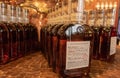 Bottles of Woodford Reserve Bourbon on Display Royalty Free Stock Photo