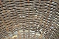 BOTTOM BASKET WOVEN Royalty Free Stock Photo