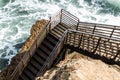 Bottom of Beach Access Staircase, Sunset Cliffs, San Diego