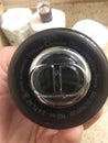Bottom of a bottle of Christian Dior cologne