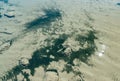 The bottom of the drying dead sea (Kuyalnik estuary, Odea region Royalty Free Stock Photo