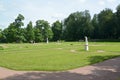 The bottom Dutch garden in Gatchina, Russia