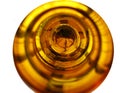 The bottom of an empty beer bottle. Royalty Free Stock Photo