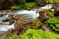 Bottom of gorge Serrai di Sottoguda, Dolomites, Italy Royalty Free Stock Photo