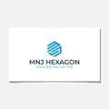 MNJ LOGO DESIGN Royalty Free Stock Photo