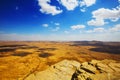 Ramon Nature reserve, Mitzpe Ramon, Negev desert, Israel Royalty Free Stock Photo