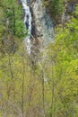 The Bottom Section of Bent Mountain Falls Royalty Free Stock Photo