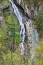 Bottom Section of Bent Mountain Falls Royalty Free Stock Photo