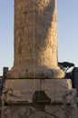 Bottom of Trajan column Royalty Free Stock Photo