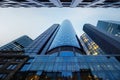 Bottom-Up view of Main Tower Modern Building - Frankfurt, Germany Royalty Free Stock Photo