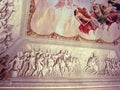 Italy. Florence. Art Gallery in Pitti Palace. Masterpieces of Renaissance sculpture and painting. Royalty Free Stock Photo