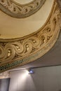 Bottom view of the ancient spiral staircase, Cathedral de Santa Maria la Real, Pamplona