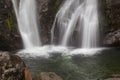 Bottom View of Bash Bish Falls Royalty Free Stock Photo