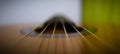 Bottom view of Classical Guitar