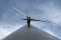 Bottom view of Electricity wind mills