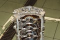 Bottom view of the engine block after washin Royalty Free Stock Photo