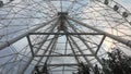 bottom view of the Ferris wheel structure in Rostov-on-Don Royalty Free Stock Photo