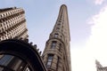 Bottom view on the Flatiron building Royalty Free Stock Photo