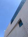 Bottom view of newly opened contemporary art museum